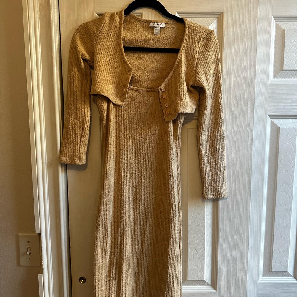 TopShop Two Piece Knit Maxi Dress